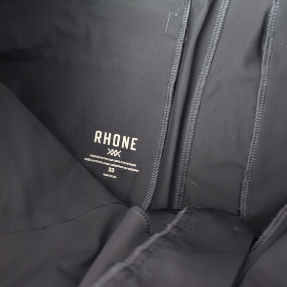 RHONE Men's Black Pants Size 33x30 - Picture 3 of 7